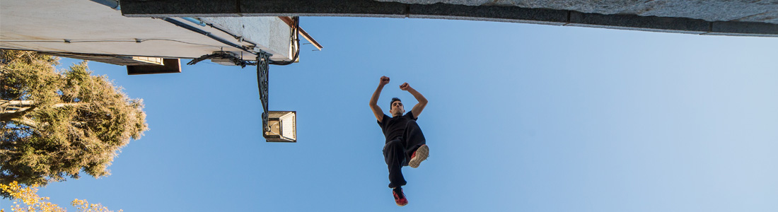 Agile parkour jumper